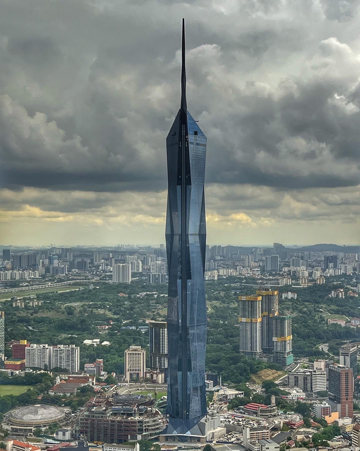 Merdeka 118, Malaysia's tallest building and headquarters of PNB, in Kuala Lumpur