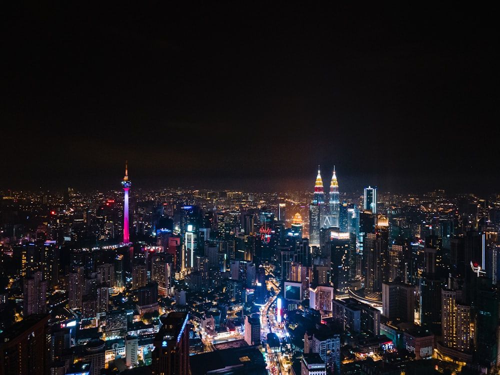Kuala Lumpur's skyline, anchored by the Petronas Twin Towers